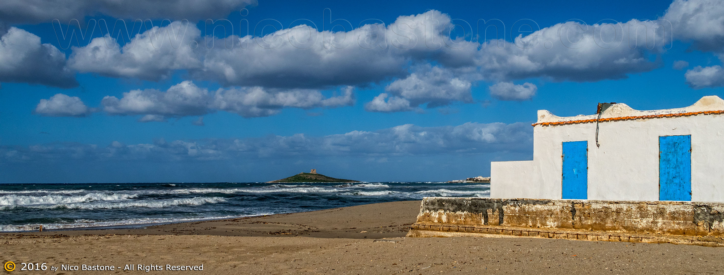 Isola delle Femmine PA "A November Day" Panorama A large view 1