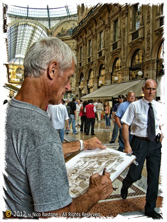 Montreux 50 "Milano. Galleria Vittorio Emanuele II"