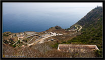 Ustica 53 - Panorama di Punta Omo Morto in basso la discoteca Alianto