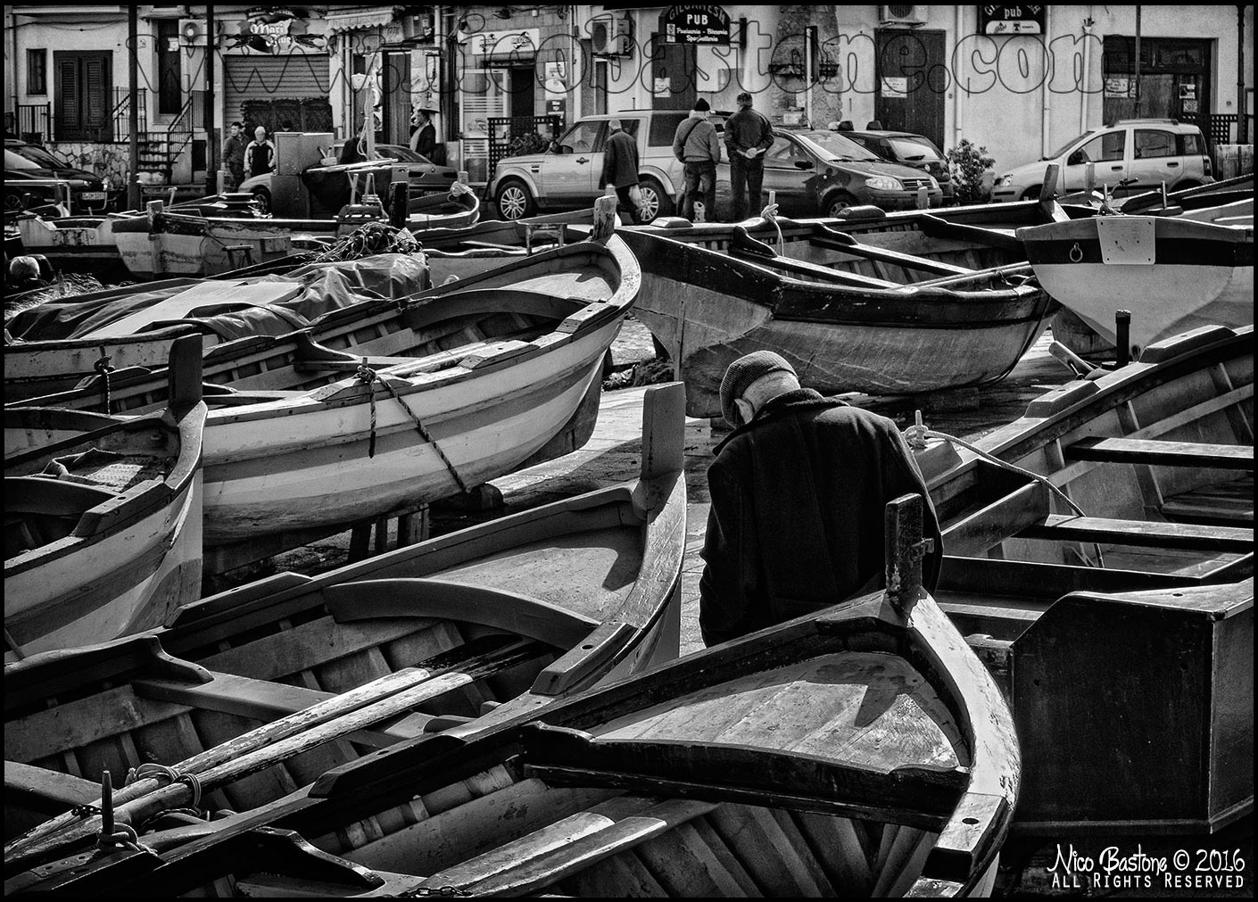 Aspra, Bagheria PA "Boats and People 01"