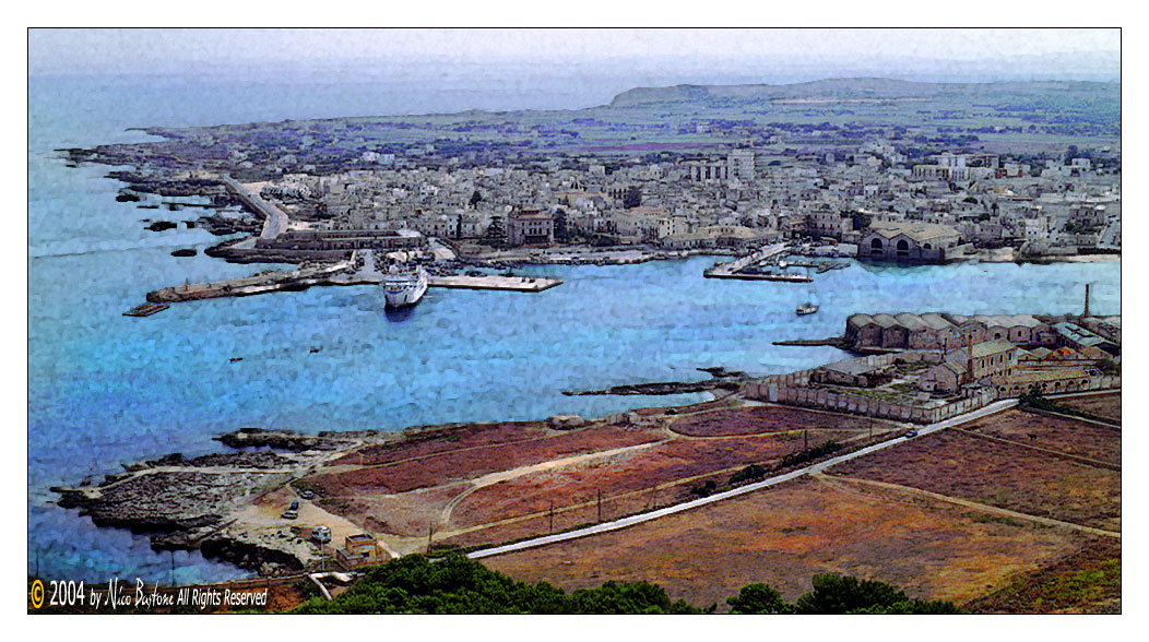 Favignana Island "A large view"