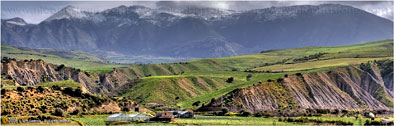 Monti delle Madonie: Paesaggio in un giorno d'inverno - Madonie Mountains: Landscape in a winter day -  HDR High Dynamic Range 1886x604 pixels