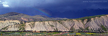 Madonie "Panorama con arcobaleno" - "Landscape with rainbow"