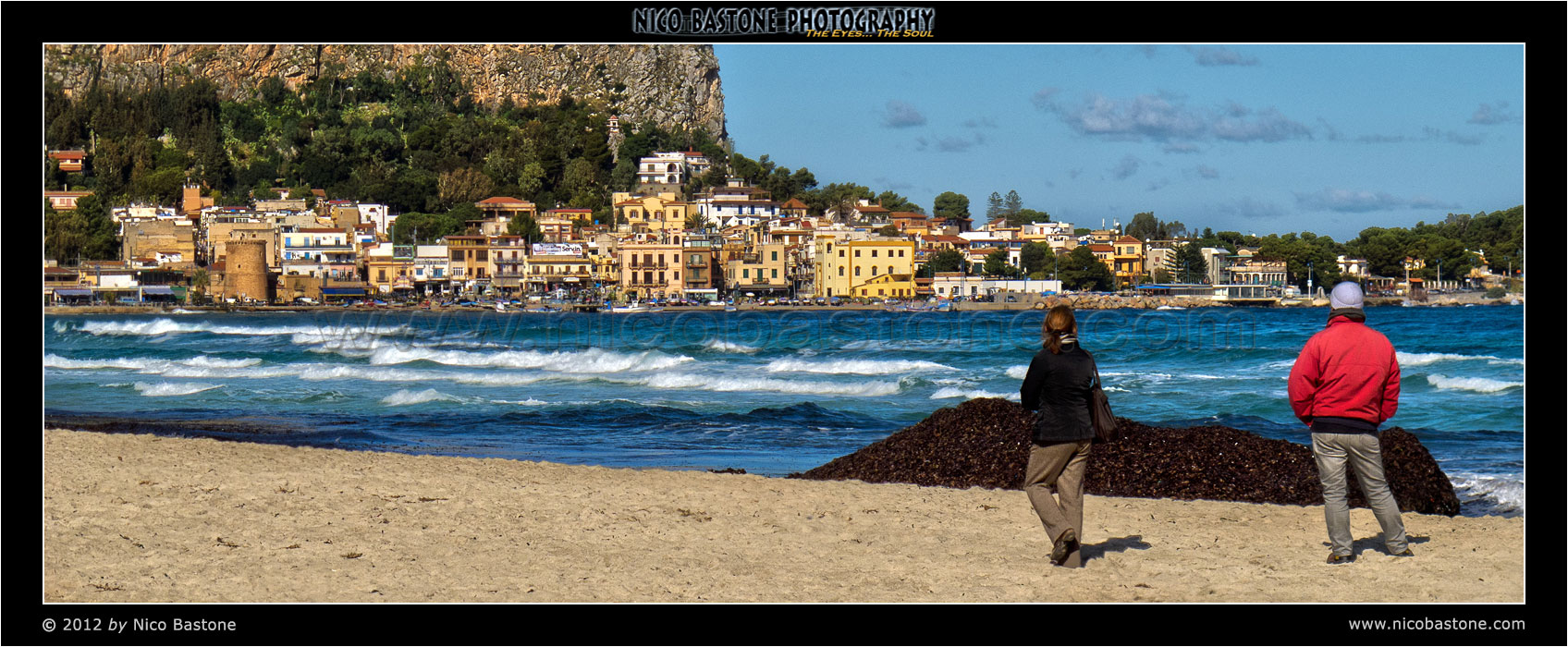 Mondello, Palermo "In un giorno d'inverno - In a winter day"