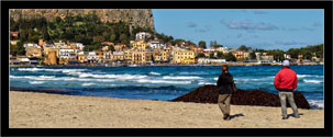 Mondello, Palermo  "Panorama in un giorno d'inverno - Seascape in a winter day" 2