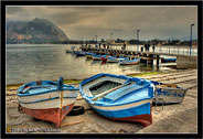 Mondello, Palermo "Porticciolo con barche - The little harbor with boats" 3