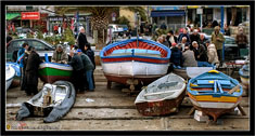 Mondello, Palermo "Porticciolo con barche - The little harbor with boats" 6