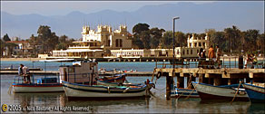 Mondello, Palermo: "paesaggio con barche 1" - "seascape with boats # 1"