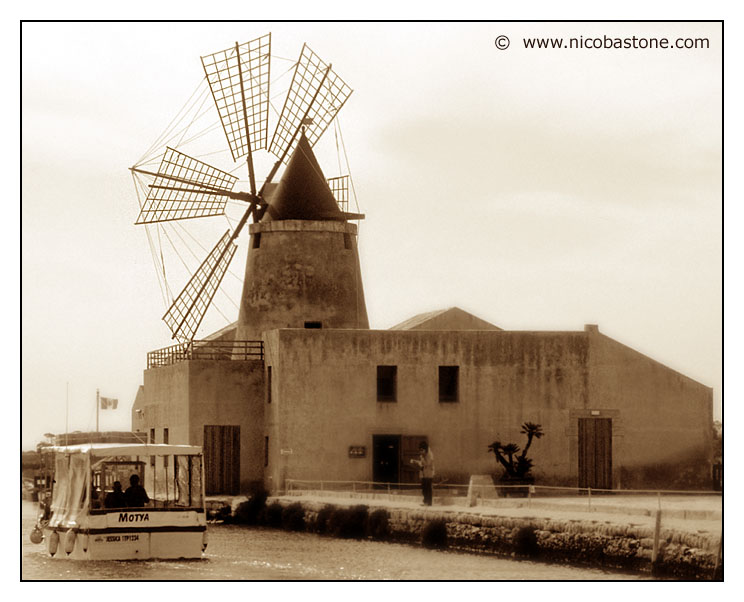 Marsala  "The Saline" (Salt production) - "Windmill"