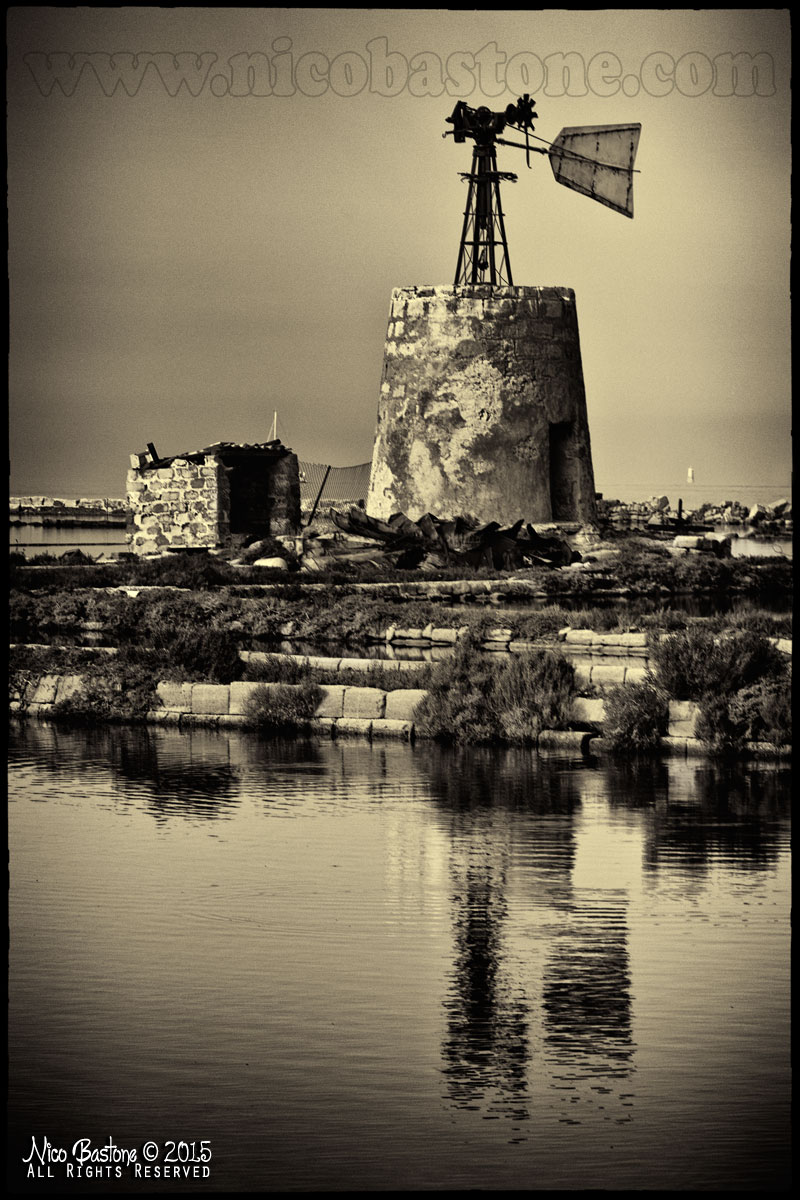 Nubia, Paceco TP "Le Saline - The salt flats. Black & White 05"