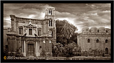 Palermo "La Martorana" - Sepia photos