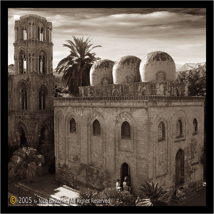 Palermo "La Martorana 2" - Sepia photos