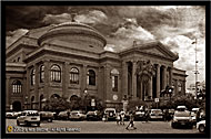 Palermo "Teatro Massimo" - Palermo "Massimo Theatre" - Sepia photos