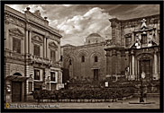 Palermo "Piazza Bellini - Bellini Square" - Sepia photos