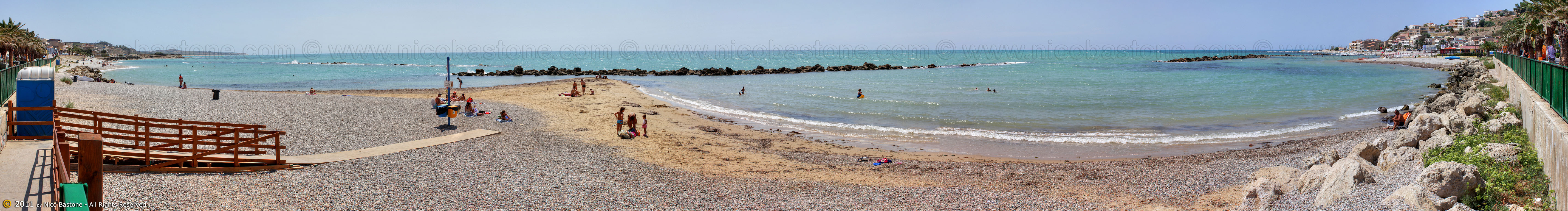 Ribera AG "Spiaggia di Secca Grande - Secca Grande Beach" foto panoramica, panoramic photo 5717x768