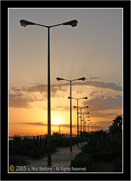 San Leone, Agrigento "Al tramonto - At the sunset"