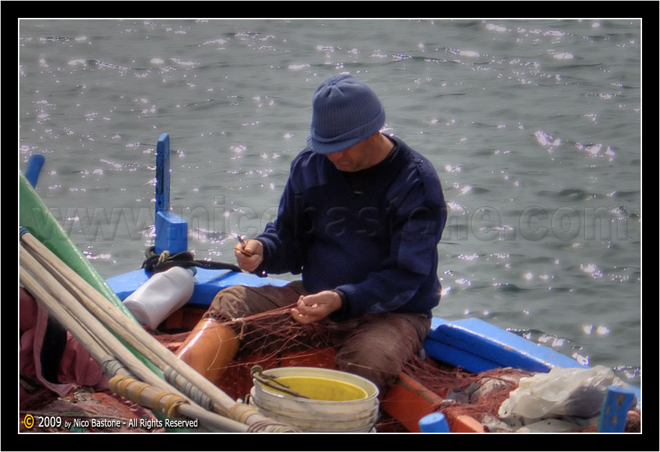 San Vito Lo Capo TP "Barca con pescatore - Boat with fisherman 2"