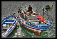 San Vito Lo Capo TP "Barca con pescatore - Boat with fisherman 1"