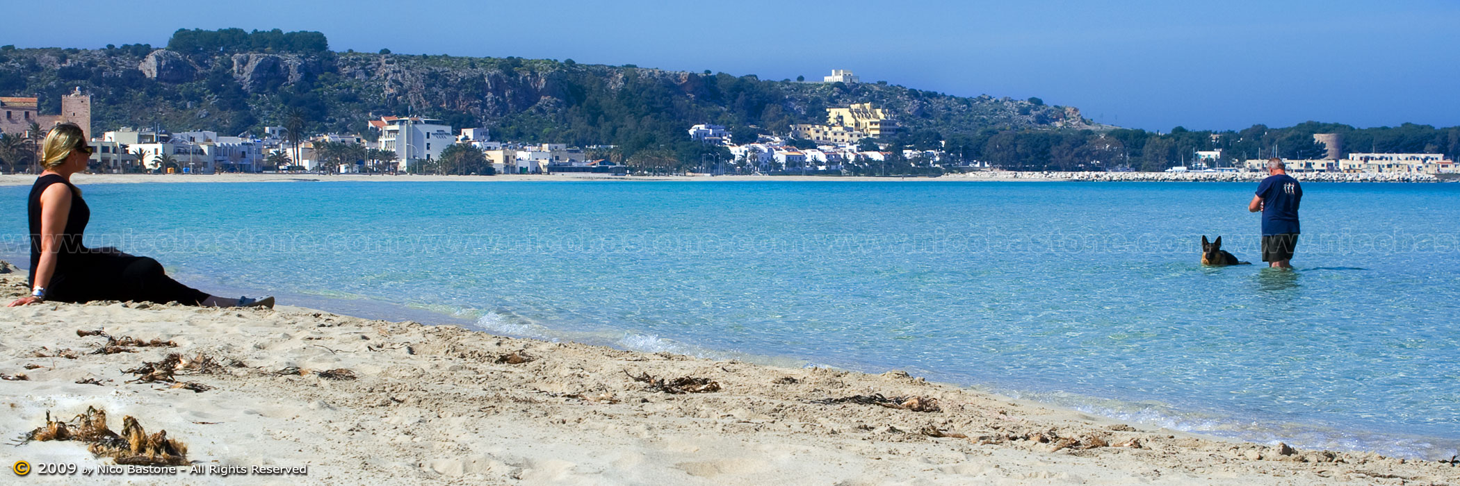 San Vito Lo Capo, TP "Relax nella spiaggia  - Relax in the beach  2100x700"