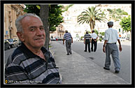 Persone sedute... Scicli, Ragusa "Paesani in piazza 3" - Sat people... Scicli, Ragusa "Country-men 3"