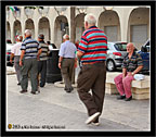 Persone sedute... Scicli, Ragusa "Paesani in piazza 2" - Sat people... Scicli, Ragusa "Country-men 2"