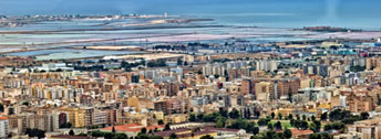 Trapani "Foto panoramica in un giorno di pioggia - Panoramic photo in a rainy day"