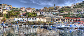 Ustica PA "il porticciolo - the little harbour" - Elaborazione grafica in HDR, High Dynamic Range