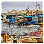 Valderice TP "Tonnara di Bonagia - Pescatori e barche - Fishers and boats"