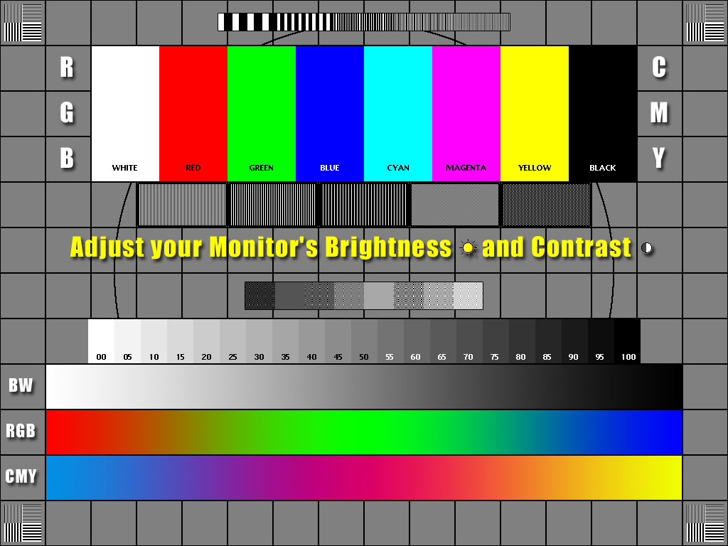 Monitor Color Adjustment Tool