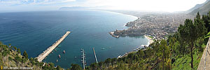 Panoramic Photography - Foto Panoramiche - Castellammare del Golfo TP - Panorama - A large view - 2641x600