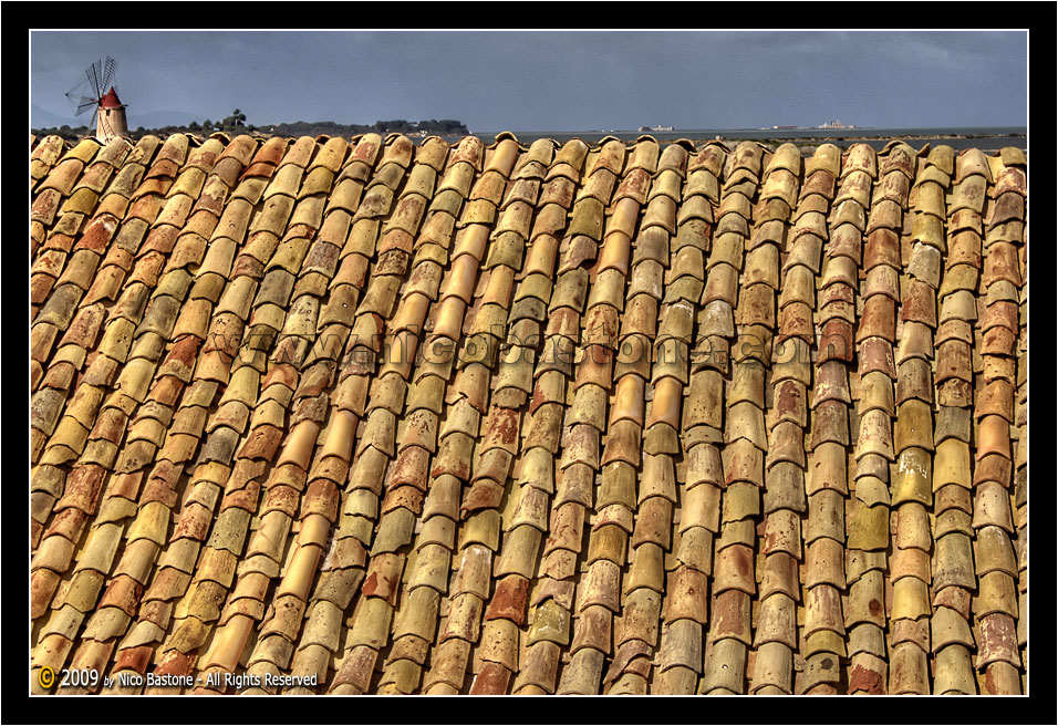 Mozia - Mothia, Motya, Marsala TP "Lo stagnone, le saline e i mulini a vento - The Saline (salt production) windmill 04"